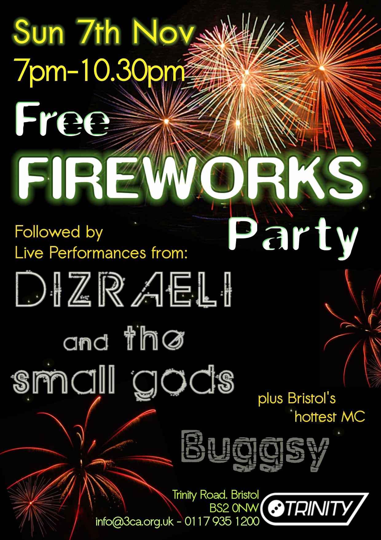 FREE Fireworks Party feat. Dizraeli and the Small Gods