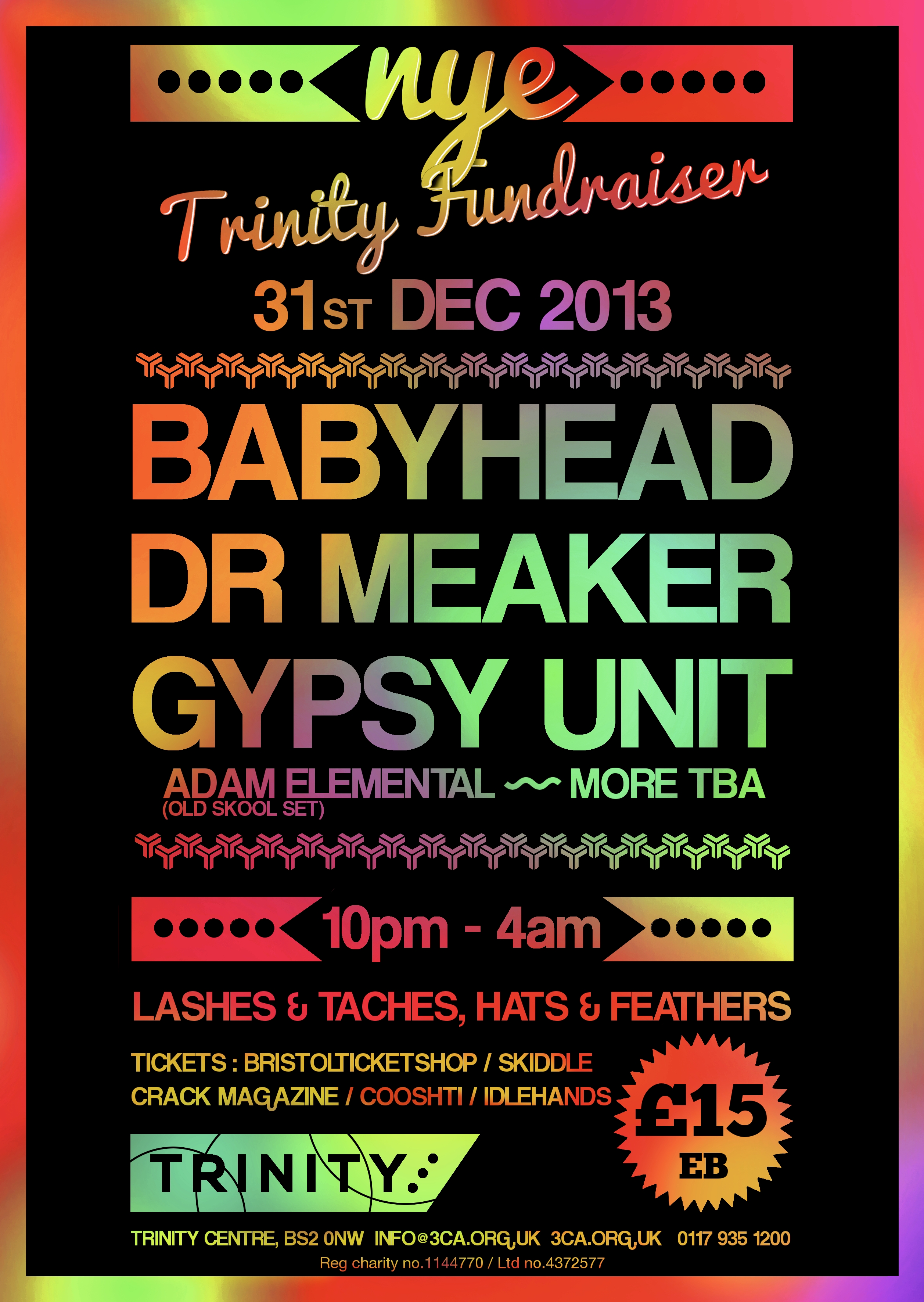 NYE Trinity Fundraiser - Babyhead